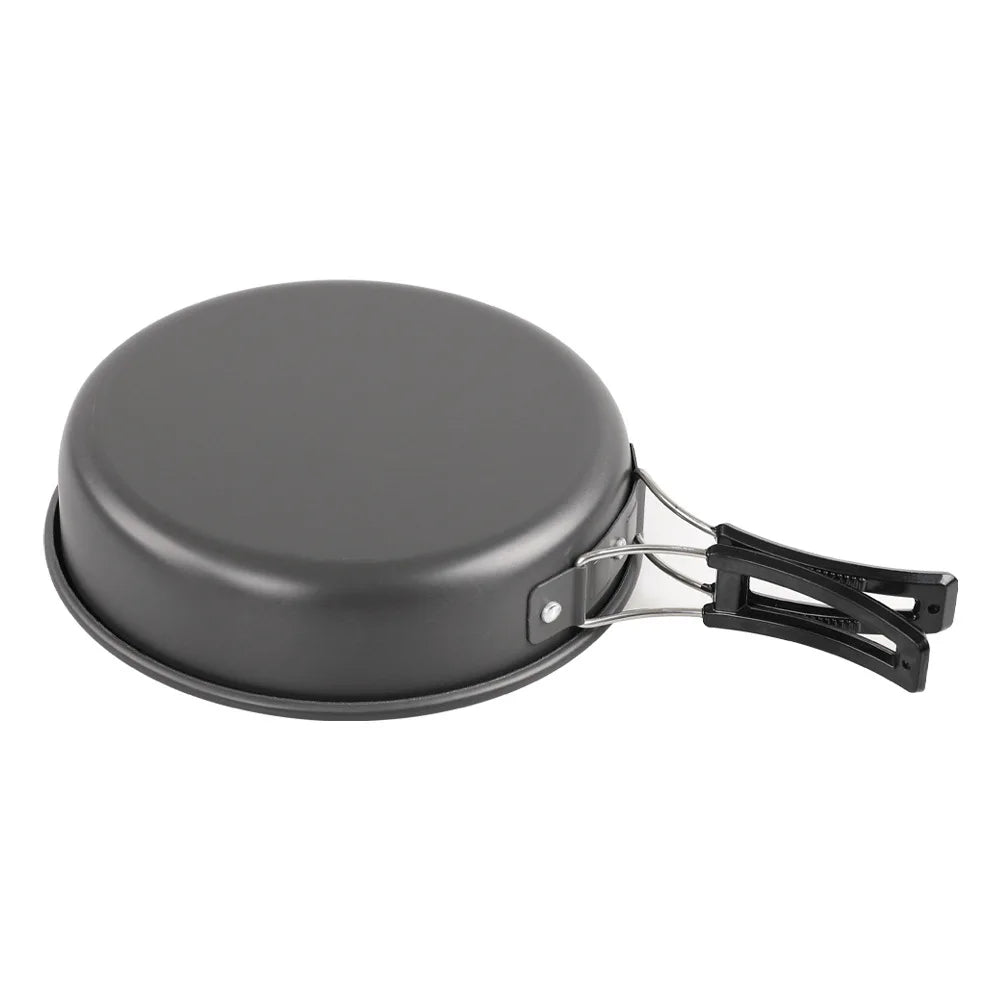 Camping Alloy Cooking Pan 18cm 20cm 22cm Non-Stick Fry Pan