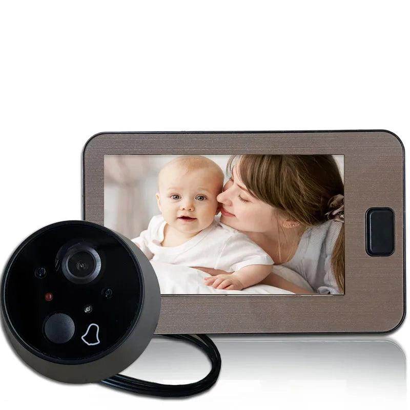 Digital Door Viewer | 170° Wide Angle, IR Night Vision, Battery - P12 Hub Europe
