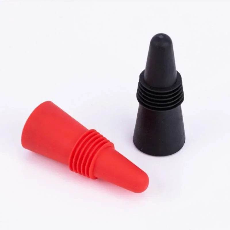 Silicone Wine and Beverage Bottle Cap Set Leak Proof Champagne Bottles Sealer Stoppers Wine Cork Saver Stopper Reusable - P12 Hub Europe
