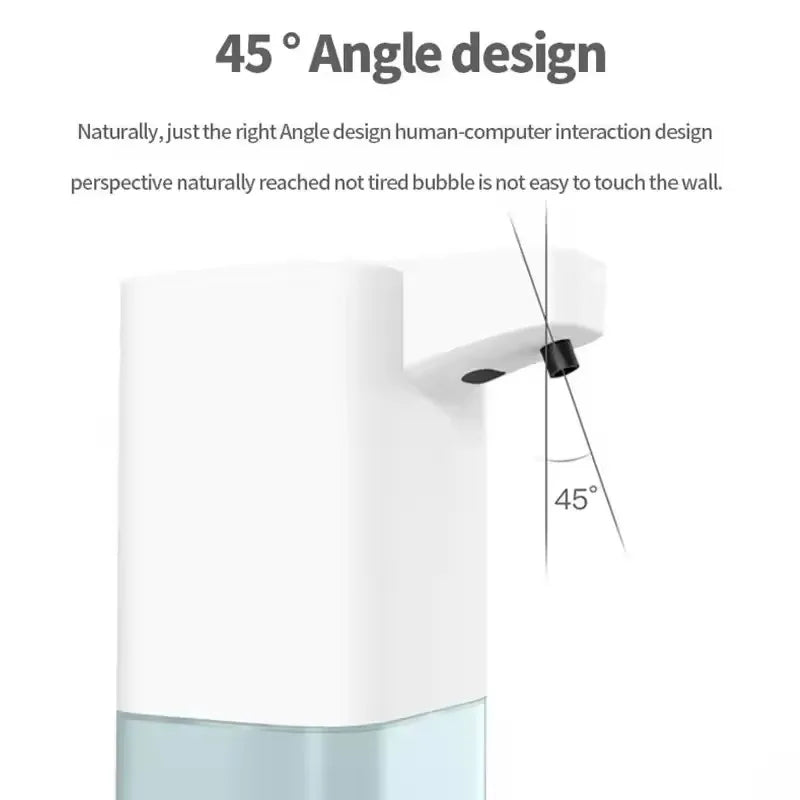 400ml/14oz USB Rechargeable Hand Free Touchless Smart Sensor Automatic Foam Liquid Soap Dispenser for Toilet Bathroom & Kitchen