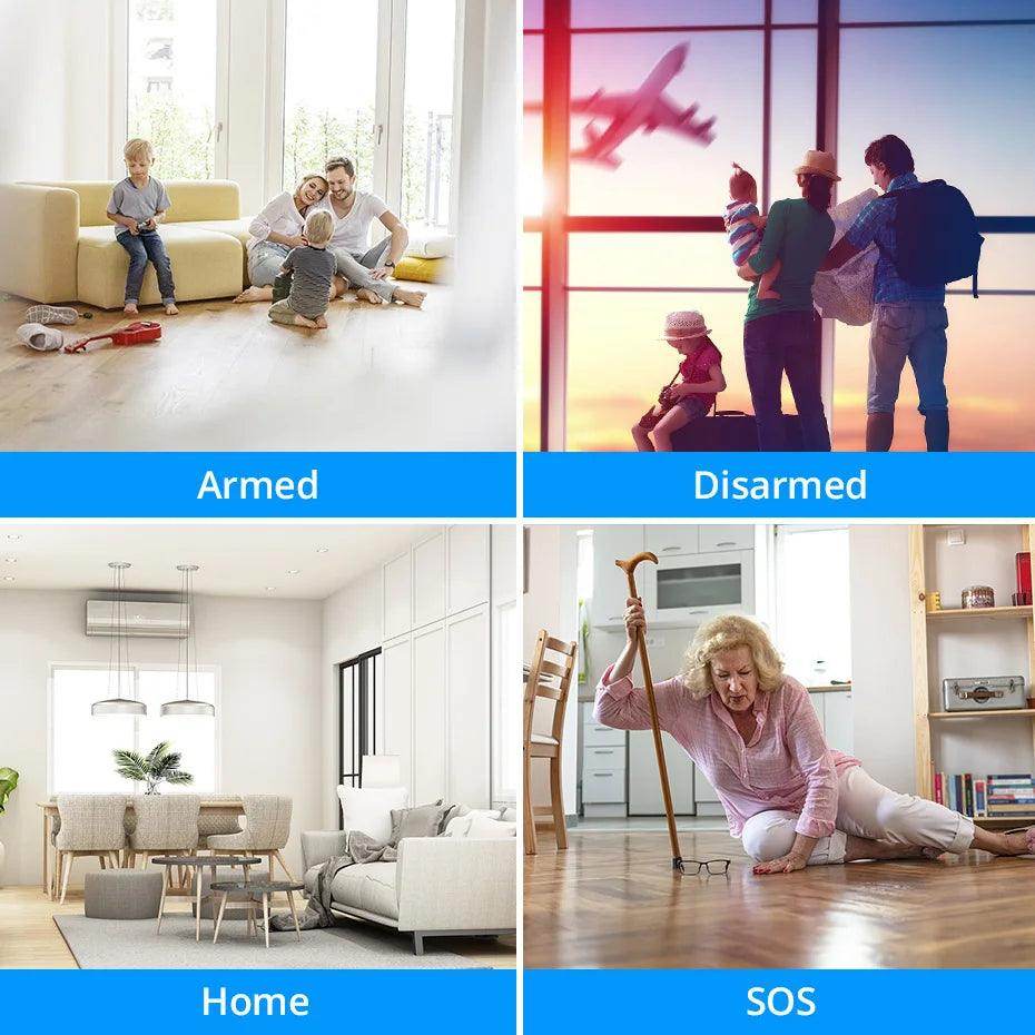 Alarm KERUI WiFi Smart 110dB - P12 Hub Europe