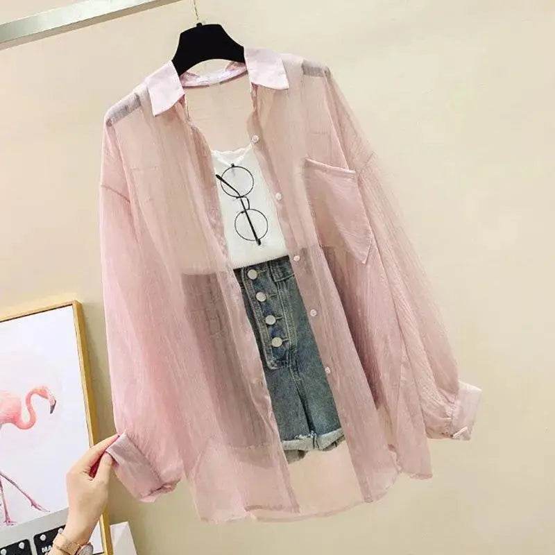 Women's Sheer Chiffon Summer Cardigan - P12 Hub Europe