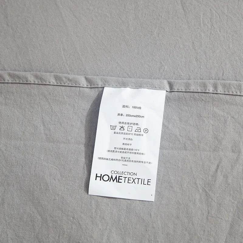 WASART Pure cotton flat bed sheet summer bedspread soft bed linens 2 people couple luxury double bed bedding king size bedsheet - P12 Hub Europe