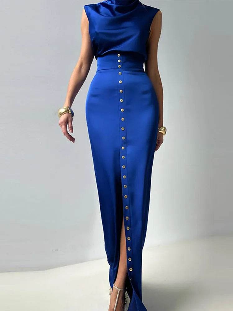 Elegant Split Skirt Crop Set - P12 Hub Europe