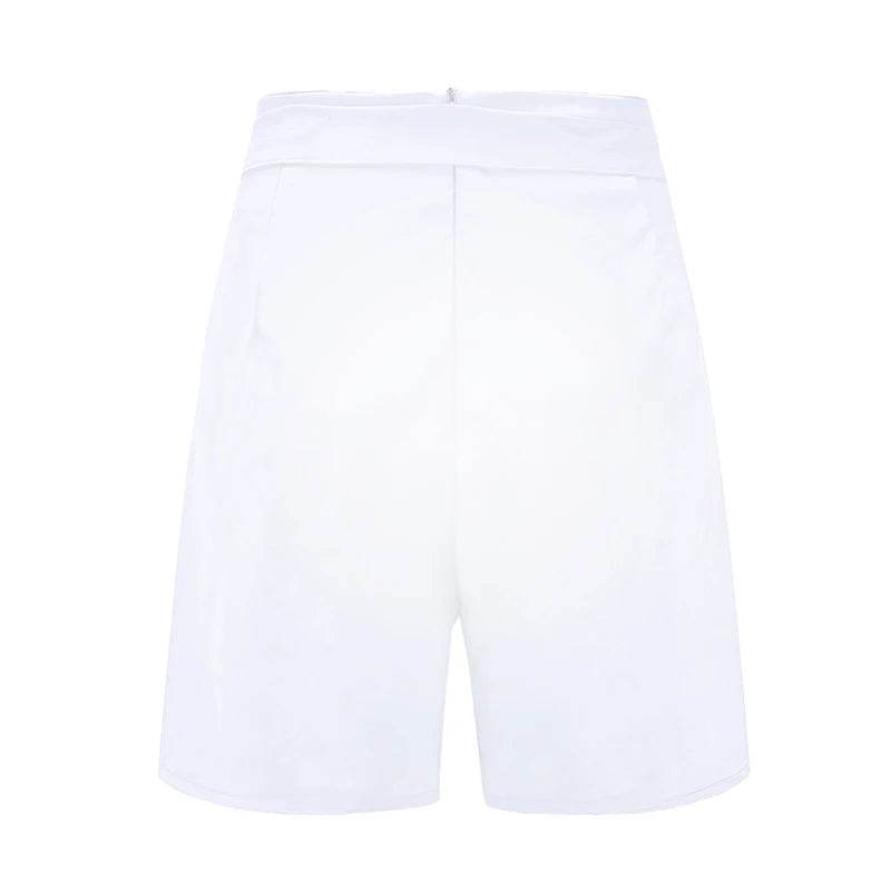 Button Front Tie Shorts - P12 Hub Europe