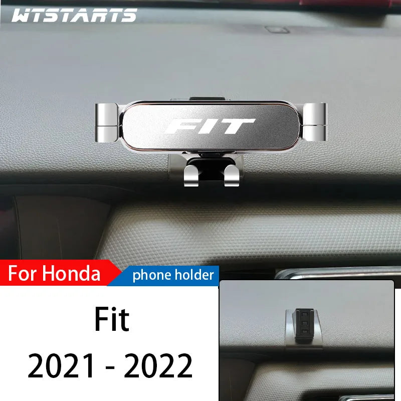 Car Phone Holder Mount Stand For Honda Fit 2008-2022 Adjustable GPS Navigation Mobile Phone Bracket Car Lnterior Accessories