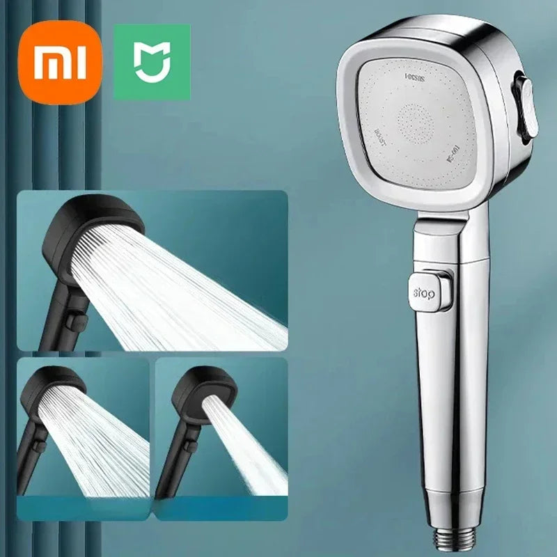 Xiaomi Mijia 3 Modes High Pressure Shower Head Water Saving Shower Heads Adjustable Water Massage Sprayer Bathroom Accessories