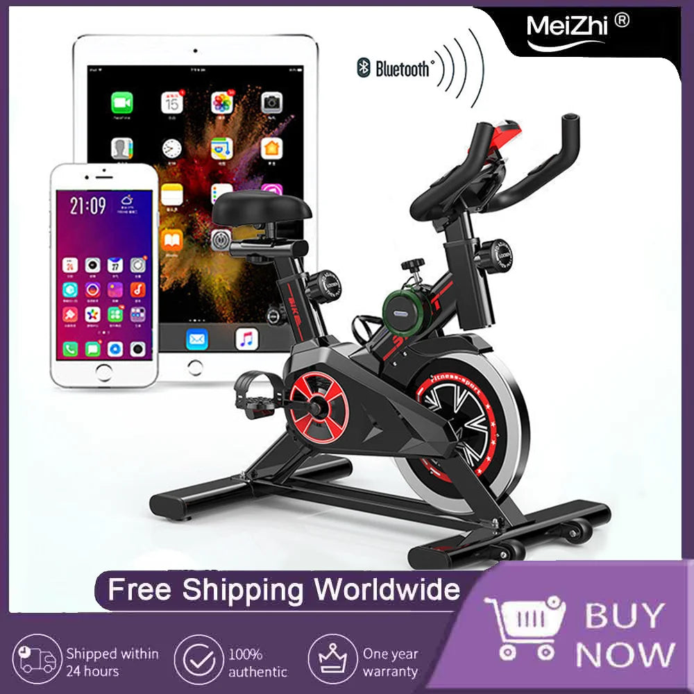 Spin Bike Home Fitness Equipment-Gym Dedicated Indoor Exercise Weight Loss Silent Smart Power Bike-Hot New for EffectiveWorkouts