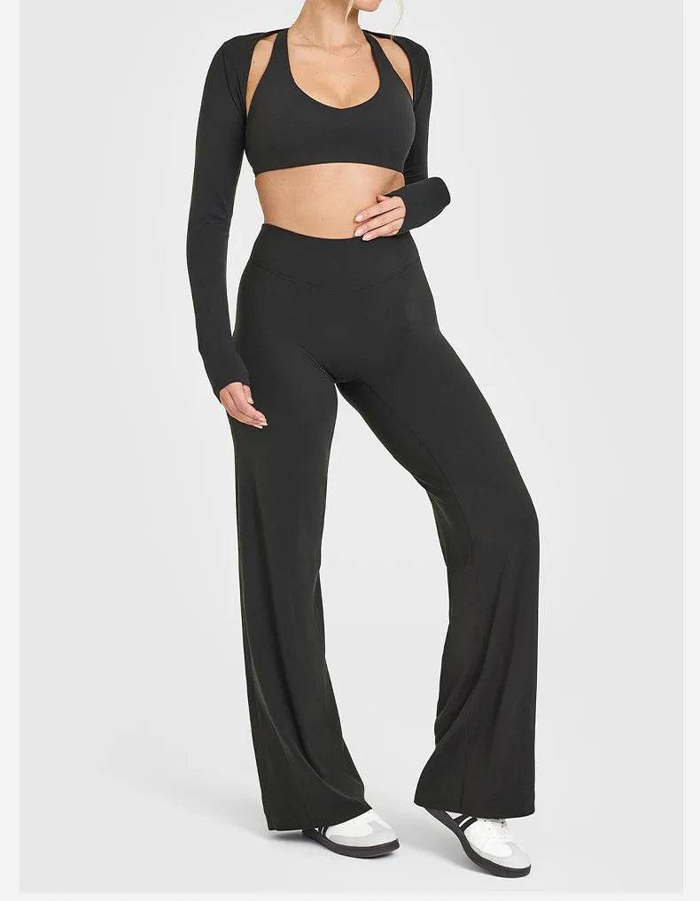 Breathable Wide Leg Yoga Trousers - P12 Hub Europe