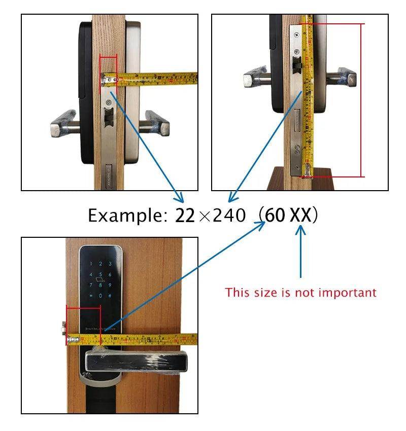 WiFi Sliding Door Lock | IP66, Fingerprint, Card, Code, Glass/Aluminum - P12 Hub Europe