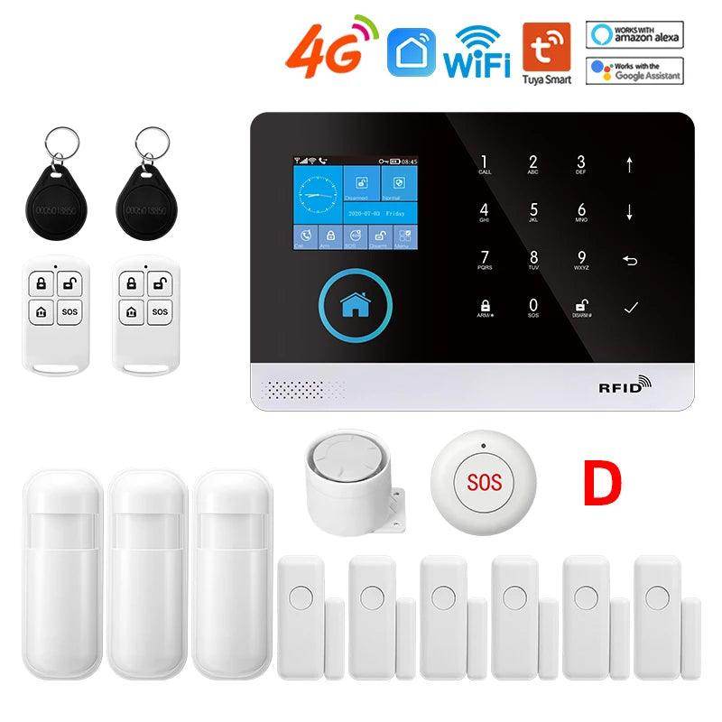 Alarm Smart Tuya WiFi 4G Home - P12 Hub Europe