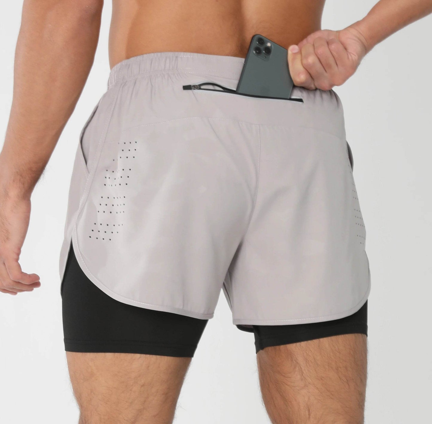 Men's Gym Liner Running Shorts - P12 Hub Europe