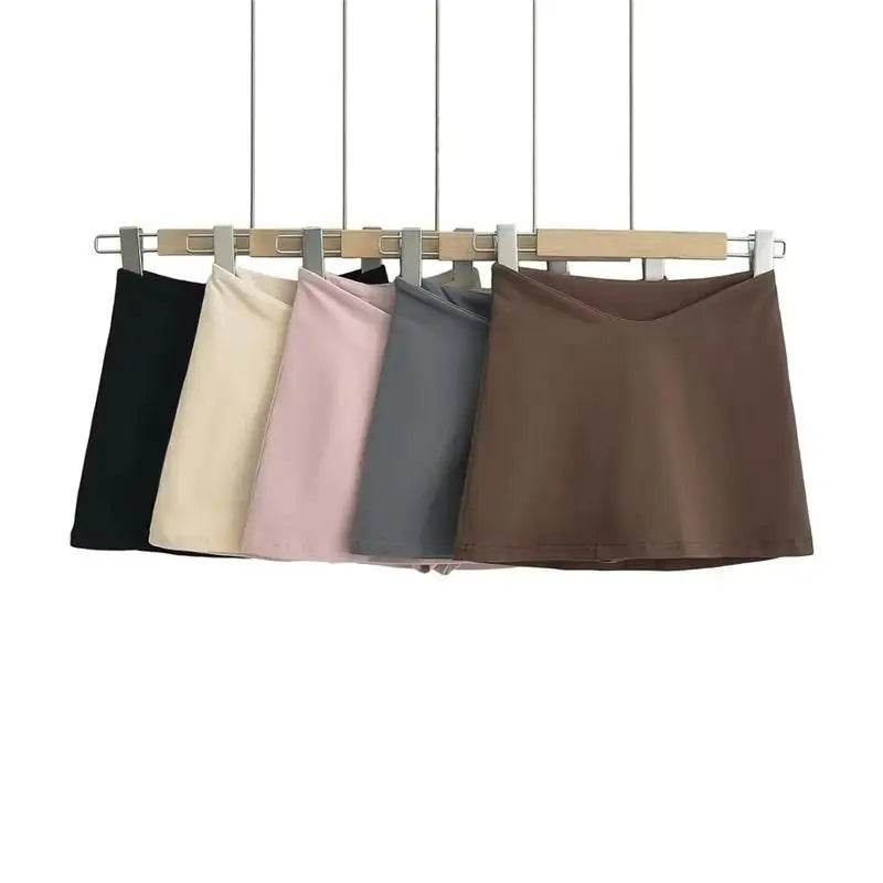 Women's Low Waist Mini Skirt - P12 Hub Europe