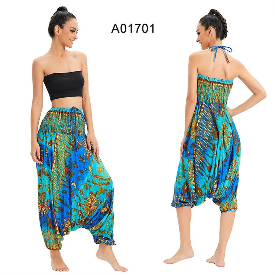 Women's Boho Harem Rayon Pants - P12 Hub Europe