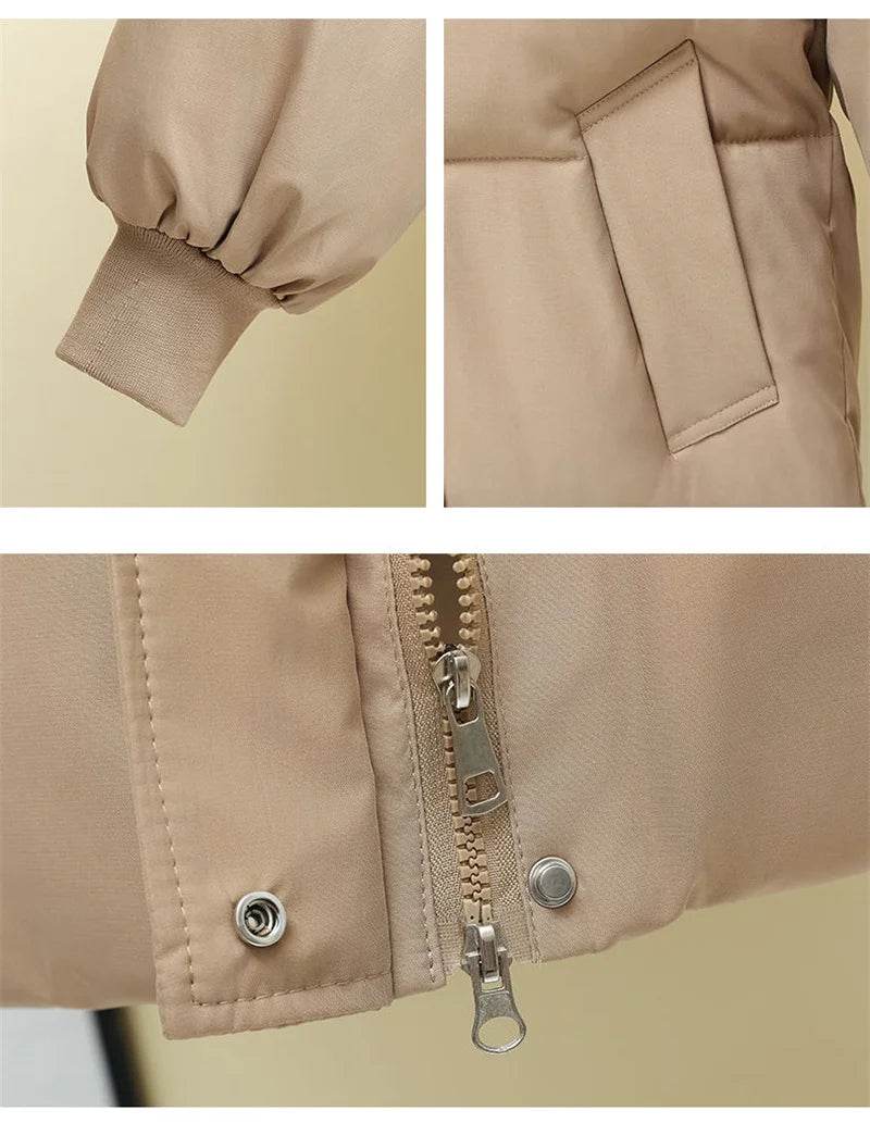 Warm Slim Hooded Winter Parka - P12 Hub Europe