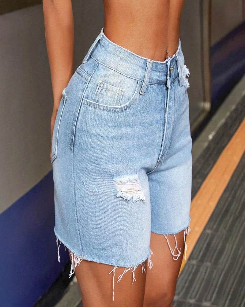 Women's High Waist Shorts - P12 Hub Europe