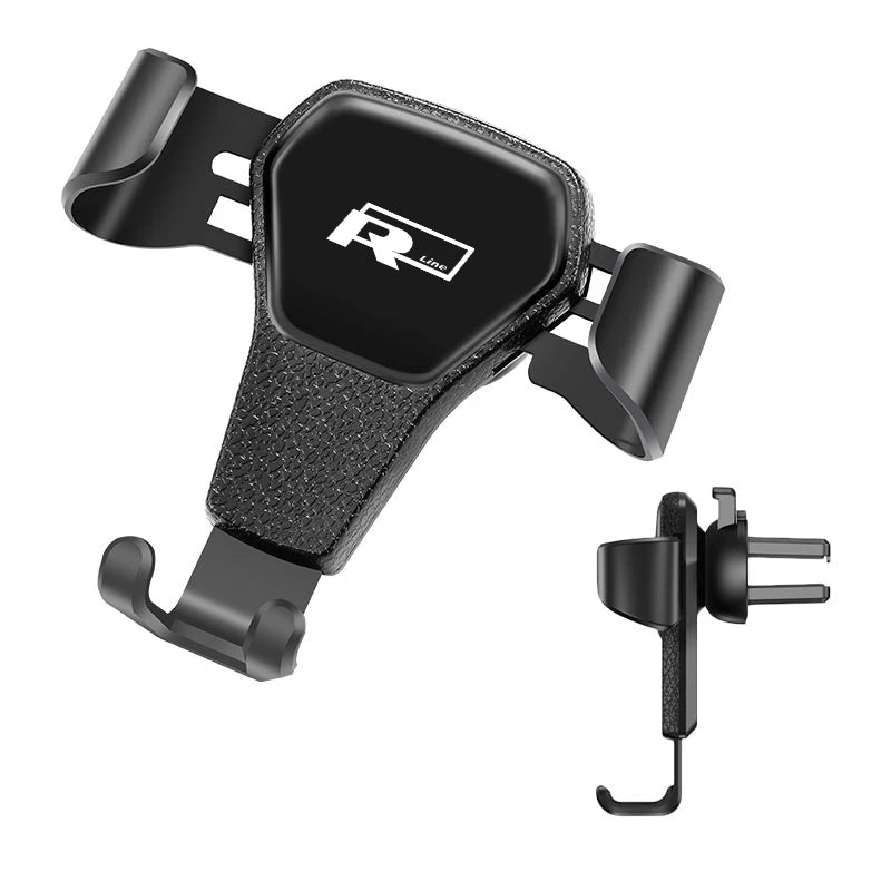 Car Phone Holder Gravity Air Vent Clip GPS Stand Installatio For Volkswagen R GTI Rline Golf Passat Polo Tiguan Teramont Touareg