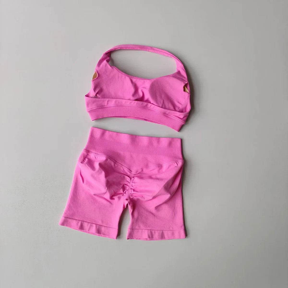 Seamless Halter Sports Shorts Set - P12 Hub Europe