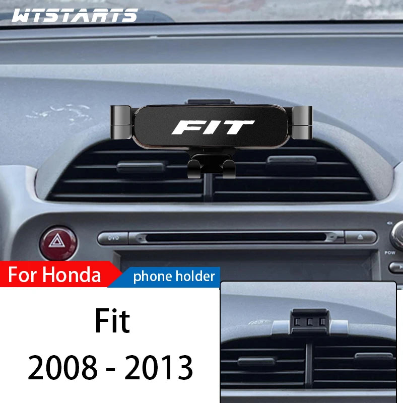 Car Phone Holder Mount Stand For Honda Fit 2008-2022 Adjustable GPS Navigation Mobile Phone Bracket Car Lnterior Accessories