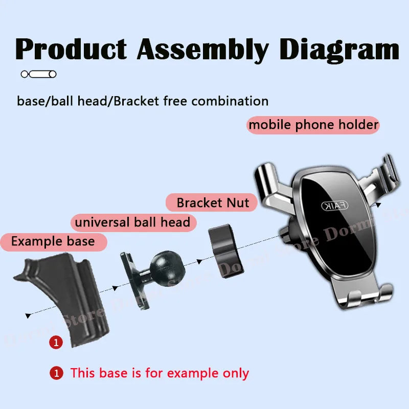 Car Mobile Phone Holder For Lexus UX 200 250h F Sport 300e ZA10 2019~2023 2022 Gravity Navigation Bracket GPS Stand Accessories