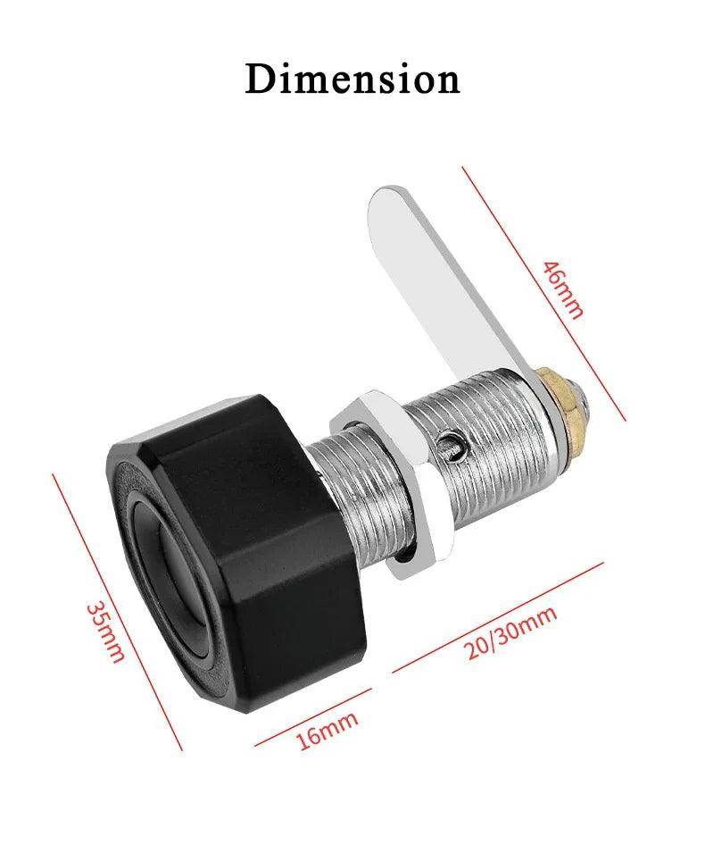 Fingerprint Cabinet Lock | Rechargeable, Drawer, Strongbox, Mailbox - P12 Hub Europe