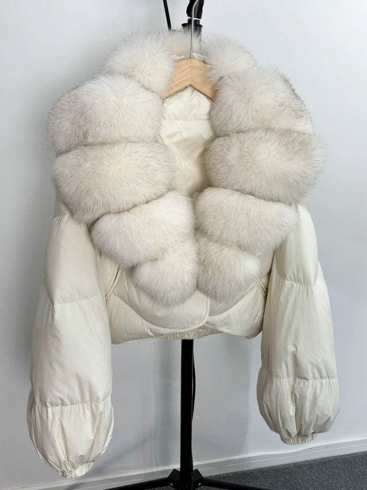 Luxury Fox Fur Down Parka - P12 Hub Europe