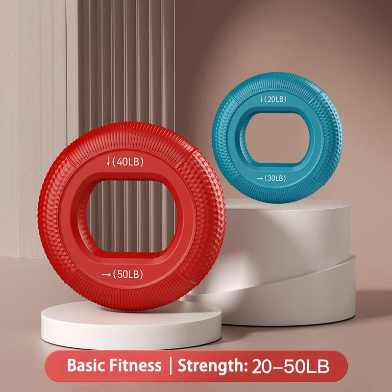 Silicone Finger Gripper Ring Hand Muscle Strengthener Ring Wrist Finger Trainer Exercise Carpal Expander Workout Fitness Device