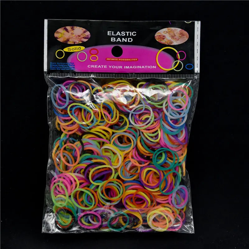 Pantone Color Western European Style Rubber Band Rainbow Knitting Machine Bracelets Loom Bands Arts & Crafts, DIY Toys