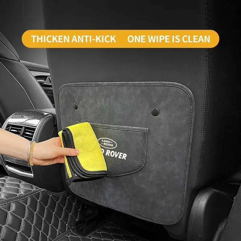 Car Seat Anti Kicking Dirty Wear Scratch Mat For Land Rover Discovery 2 3 4 Range Rover Freelander 1 2 SV SVR Velar Evoque