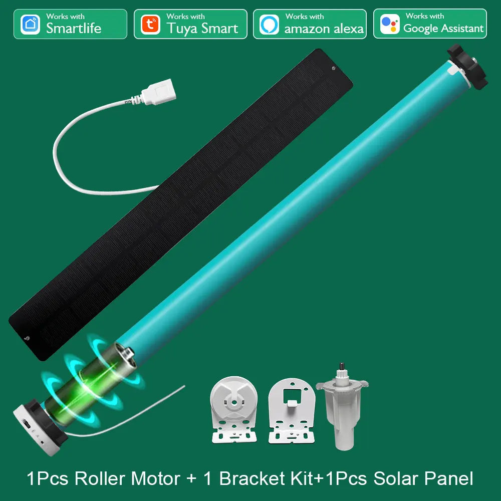 LifeLibero Tuya WiFi ZigBee Battery Smart Curtains Roller Blinds Shade Tube Motor For37 38mm Remote Control Support Alexa Google