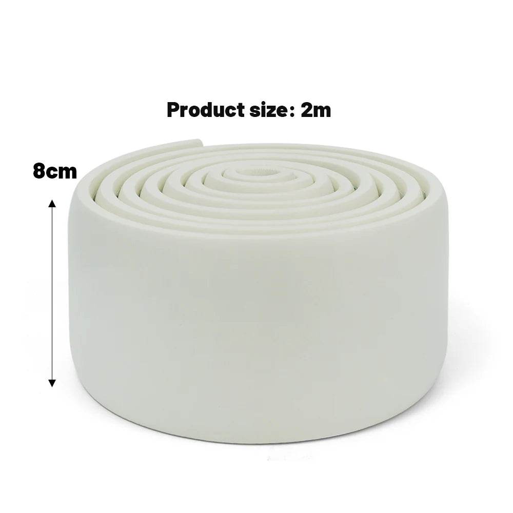 10-2M Waterproof Enclosure Self Adhesive Skirting Line 3D Wall Stickers Thickened Anti-collision Decoration Wall Corner Lines - P12 Hub Europe