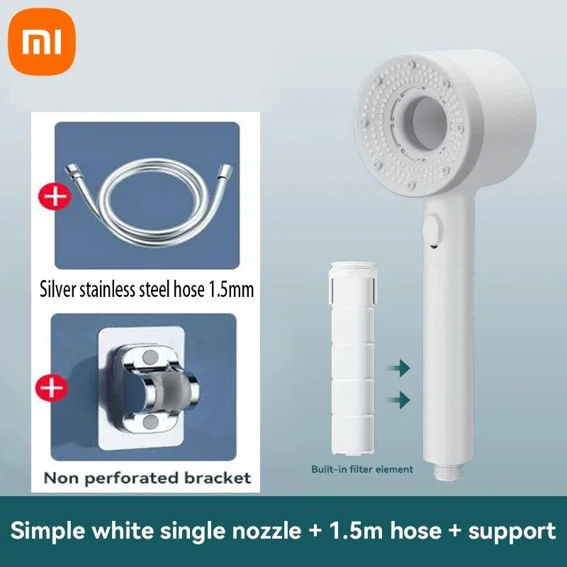 Xiaomi Mijia 5 Modes Shower Head High Pressure Showerhead Filter Rainfall Faucet Tap Bathroom Bath Home New Bathroom Accessories