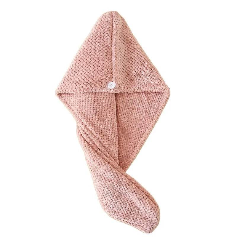 Alileader Microfiber Hair Towel Wrap Super Absorbent Turban Coral Velvet Hair Dry Hat Caps Hair Towels For Women Curly Long Hair - P12 Hub Europe