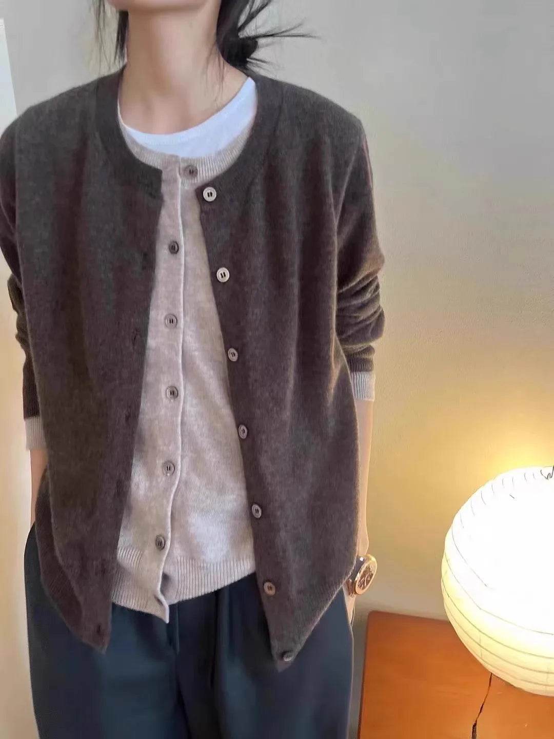 Cashmere Knit Cardigan - P12 Hub Europe