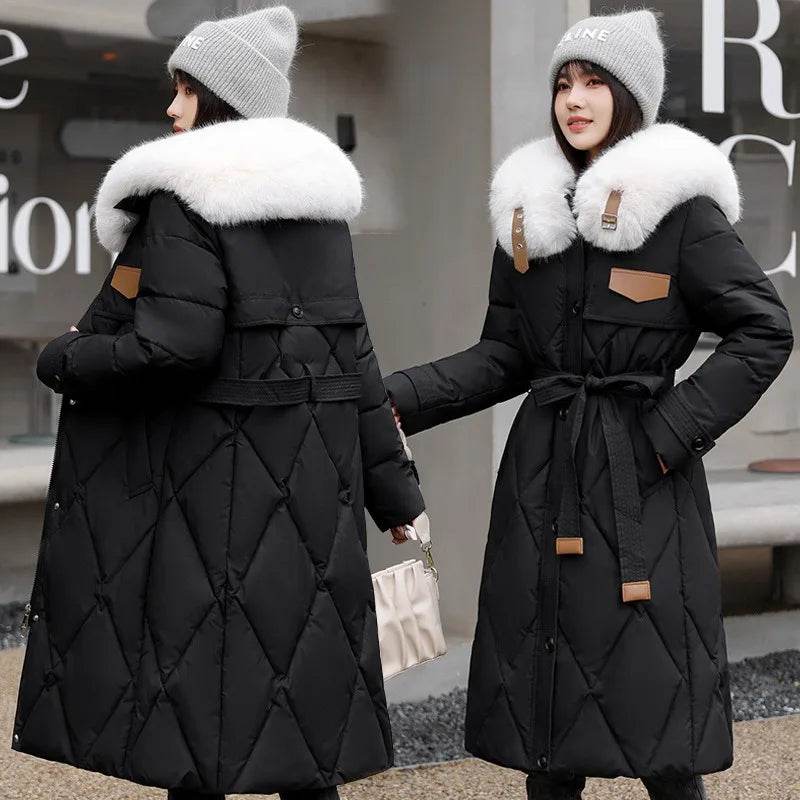 Long Slim Warm Winter Parka - P12 Hub Europe