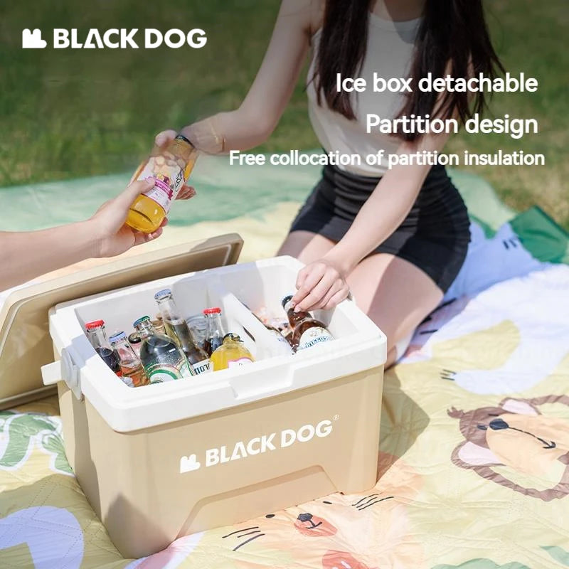Naturehike BLACKDOG 25L/13L/5L Cooler Box Portable Camping Picnic Large Capacity Outdoor Fishing Car Insulated Refrigerator Box
