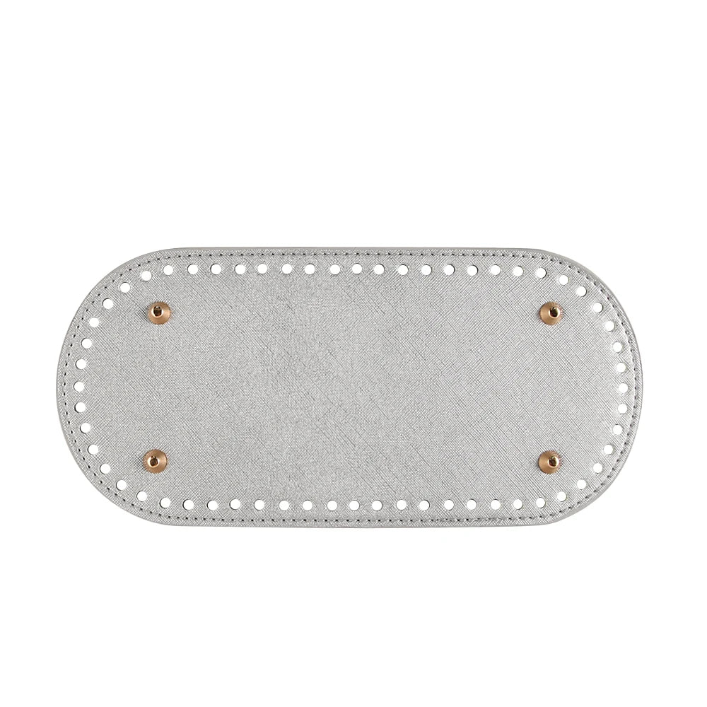 5 Size PU Leather Base Handmade Bag Bottom for Hook Diy Women Purse Handbag Knitting crochet Bags Accessories Parts