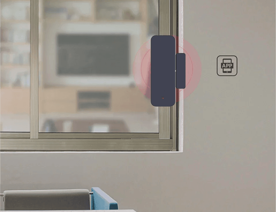 Sensor Door Tuya Zigbee WiFi Smart - P12 Hub Europe