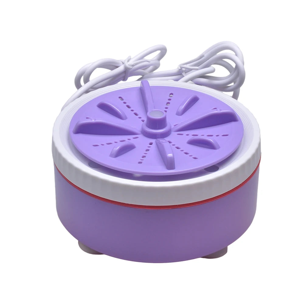 Mini Washing Machine Portable USB Rotating Turbo Fruit Ultrasonic Dishwasher For Clothes Home Kitchen Travel Remote Control