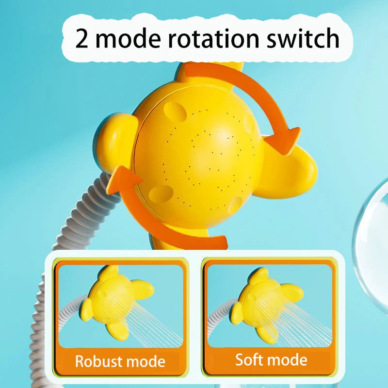 New Cute Duck Bath Toy Shower Electric Spray Bathroom Kids Water Baby Toy Bathtub Play Game Faucet Swimming for Girl Gift