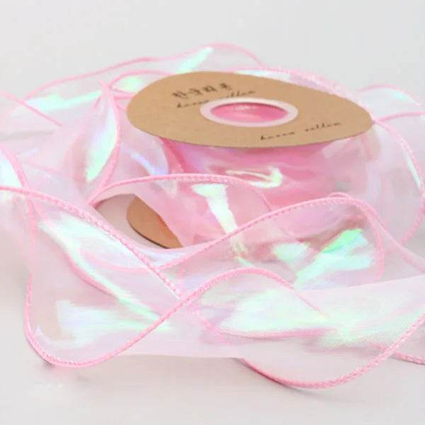 9Yard Transparent Ruffle Lace Trim Fabric Gradient DIY Patchwork Collars Decor Skirt Wedding Dress Designer Accessories 6CM Wide - P12 Hub Europe
