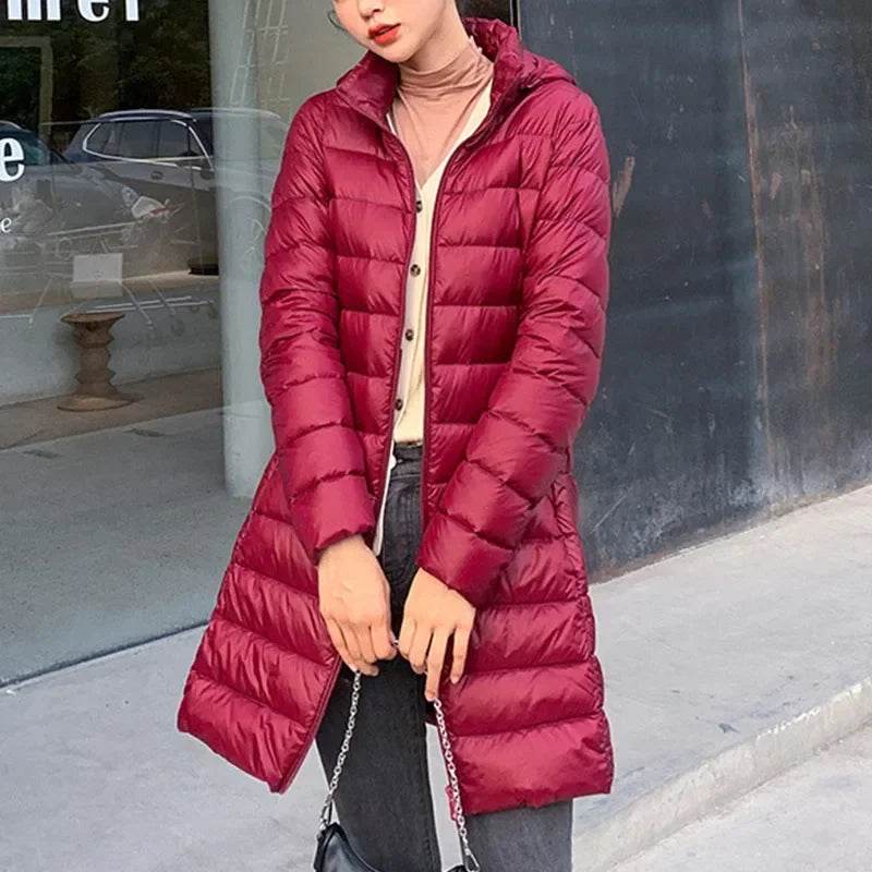Slim Long Warm Down Puffer - P12 Hub Europe