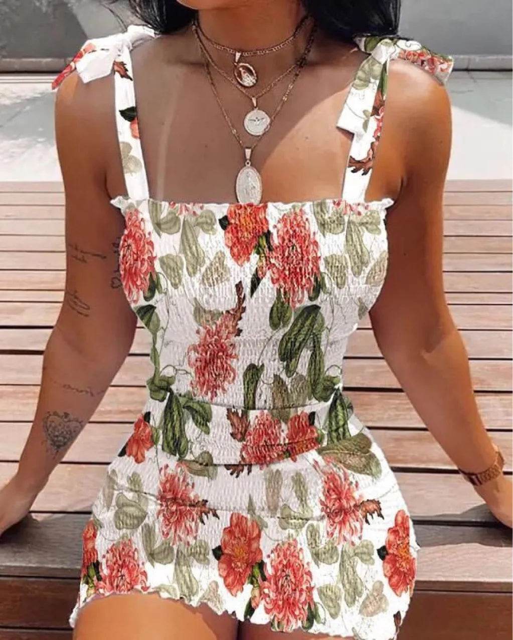 Trendy White Off-Shoulder Mini Dress - Summer Beach Style - P12 Hub Europe