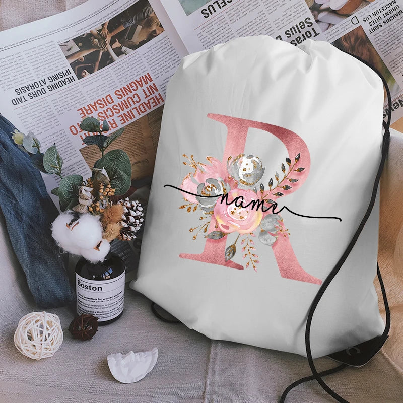 Custom Name Drawstring Backpack Large Capacity Sports Backpack Wear-resistant Gym Bag Lightweight Basketball Backpack Sport Bag