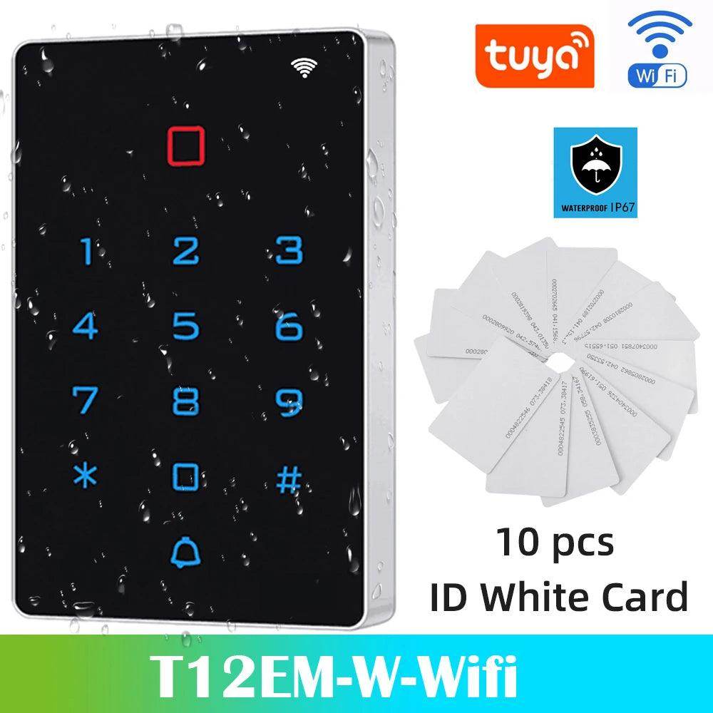 WiFi RFID Access Control Keypad | 125kHz, WG26, IP65 - P12 Hub Europe