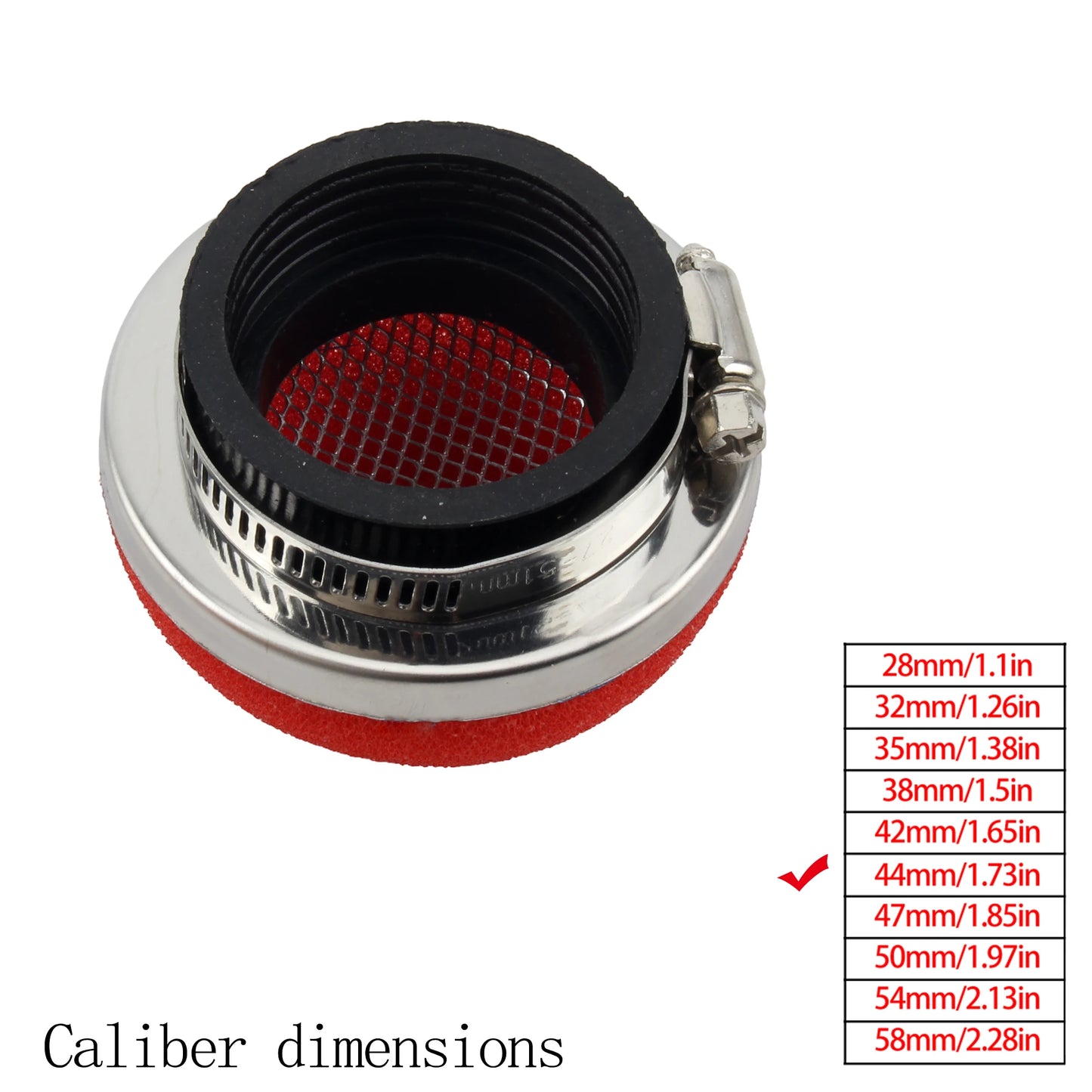 Motorcycle Air Filter Cleaner Air Filter 2 Stroke Engine Dirt Pit Bike Scooter 28/32/35/38/42/45/50/54/58MM Moto Parts