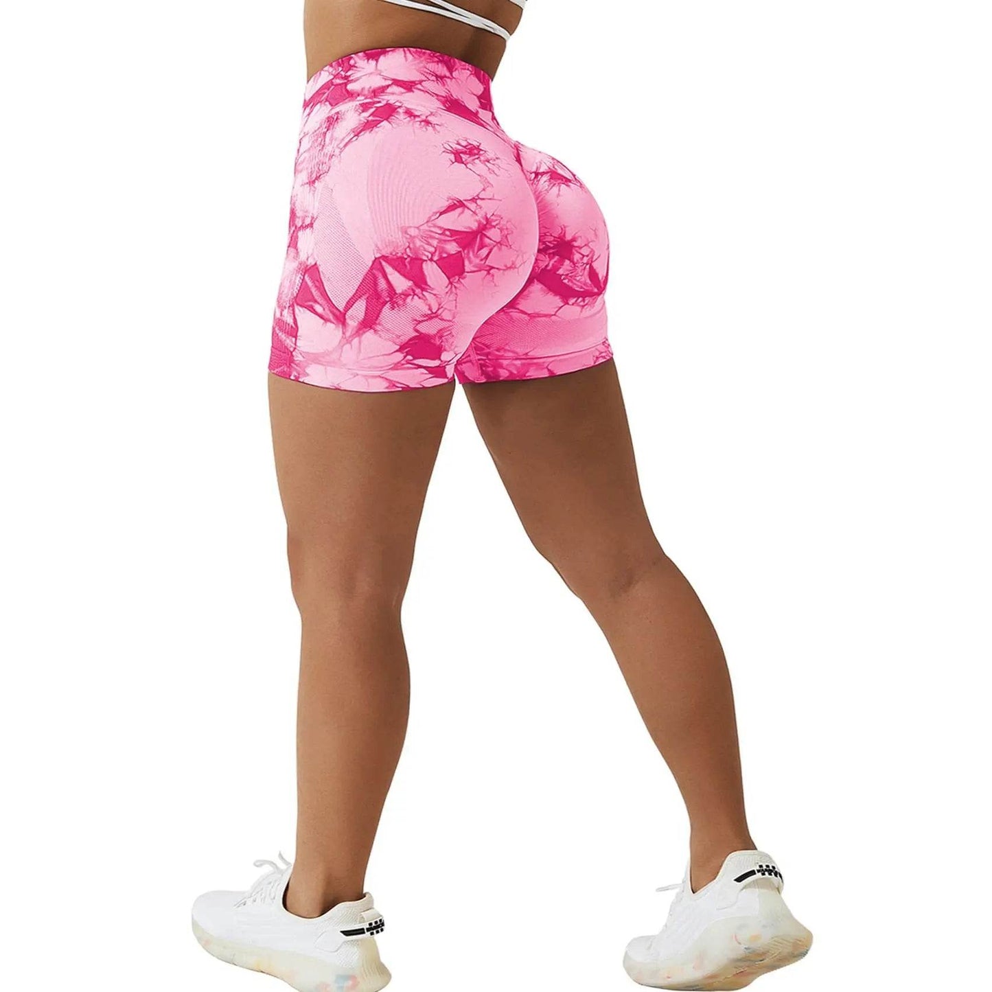 Tie Dye Yoga Shorts Women - P12 Hub Europe