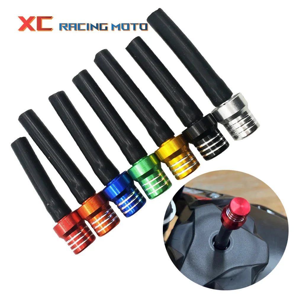 Motorcycle Fuel Tank Breather Pipe Gas Fuel Cap Valve Vent Breather Hoses Tubes For Motocross CR CRF EXC YZF YZ KLX SXF RMZ ATV