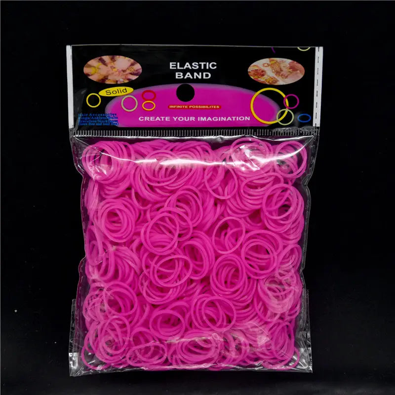 Pantone Color Western European Style Rubber Band Rainbow Knitting Machine Bracelets Loom Bands Arts & Crafts, DIY Toys