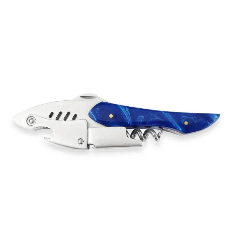 Dog Wine Bottle Opener Corkscrew with Foil Cutter Beer Opener Animal Lover in Zoo Dog Cat Bird Fox Shark Robot Owl Butterfly - P12 Hub Europe